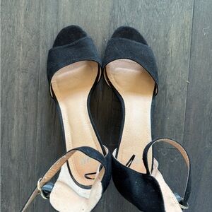 H&M Women's Black Ankle Strap Sandals